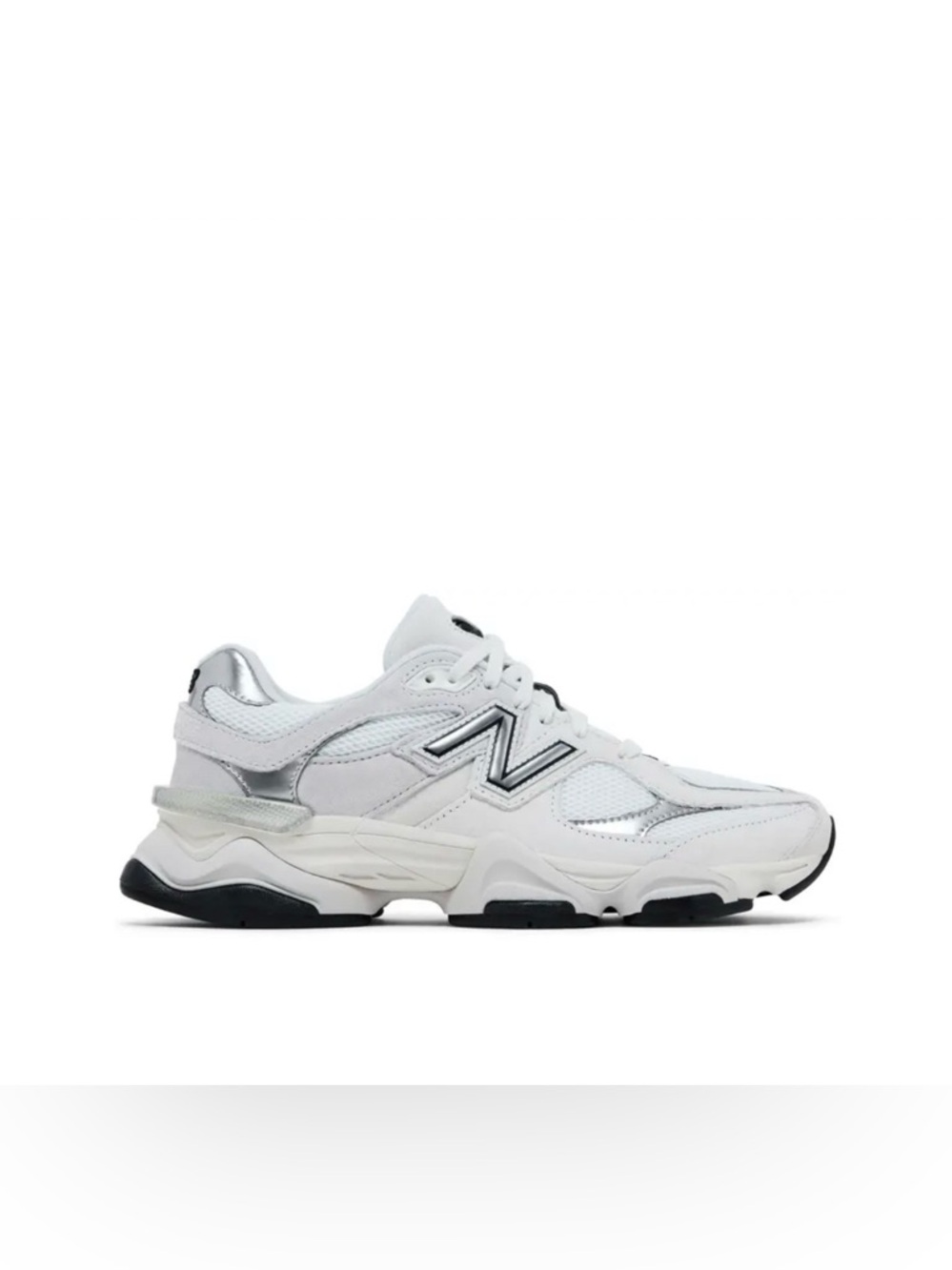 9060s in White Black Metallic Silver | New Balance